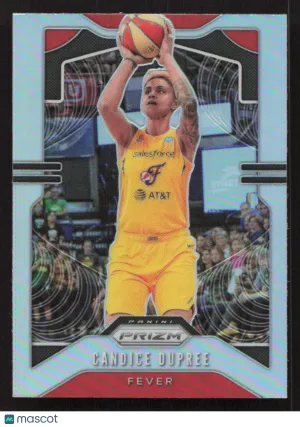 2020 Panini Prizm WNBA Candice Dupree #62 Silver