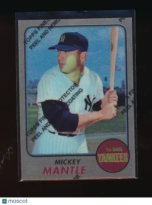 1996 Topps Mantle Finest Mickey Mantle #18 Insert