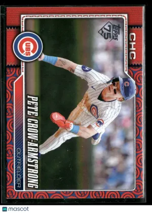 2026 Topps Series 1 Pete Crow-Armstrong #196 Parallel Team Logo Border