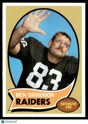 1970 Football Card Ben Davidson #251