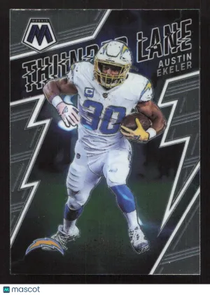 2022 Panini Mosaic Austin Ekeler #TL-17 Thunder Lane