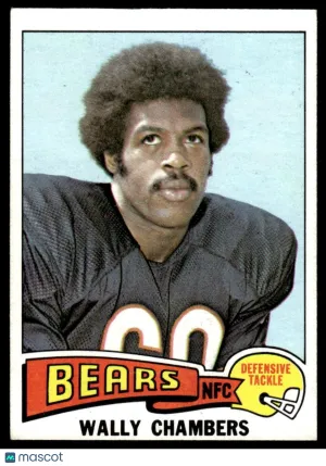 1975 Football Wally Chambers #155