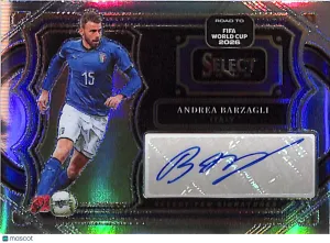 2025-26 Panini Select FIFA Road to World Cup Andrea Barzagli Auto Italy