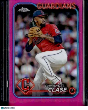 2024 Topps Chrome Emmanuel Clase #166 Pink Refractor