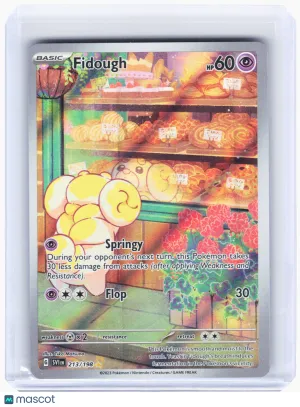 2023 Pokemon—Fidough #213 Scarlet & Violet Base Set—Illustration Rare Holo