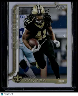 2025 Topps Chrome Alvin Kamara #215 Refractor