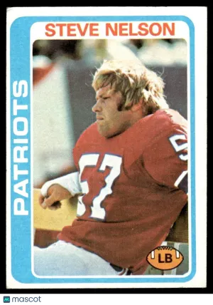 1978 Football Steve Nelson #116