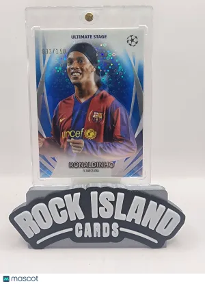 Ronaldinho 2023-24 Topps Chrome UEFA Club Competitions #USC-13 Blue Disco /150