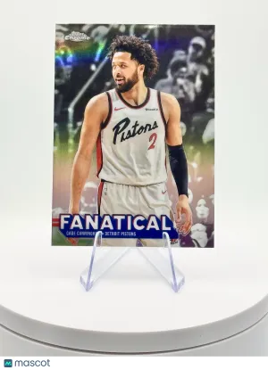 Cade Cunningham - 2025-26 Topps Chrome Fanatical #FAN-7 Refractor SSP front
