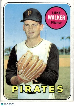 1969 Baseball Card Luke Walker #36