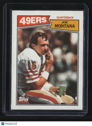 Joe Montana 1987 Topps #112-