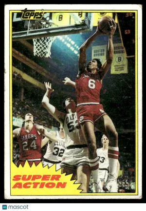 1981 Basketball Julius Erving #104