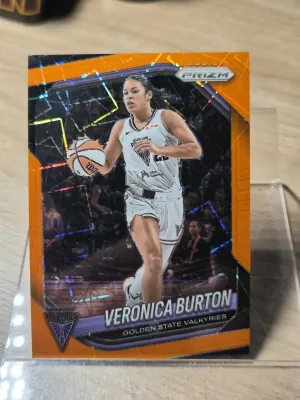 2025 WNBA Prizm Orange Velocity Veronica Burton