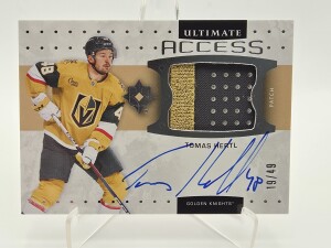 2024 UPPER DECK ULTIMATE COLLECTION ACCESS TOMAS HERTL JERSEY AUTO 19/49 #UA-TH