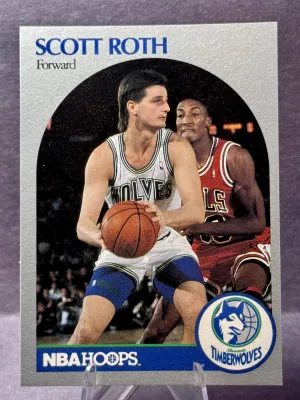 1990 Hoops Scott Roth #191 Minnesota Timberwolves