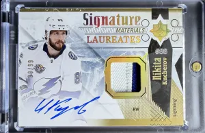 Nikita Kucherov 2017-18 Ultimate Collection Signature Materials Auto /99 #SML-NK