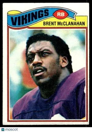 1977 Football Card Brent McClanahan #419