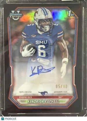 2026 Bowman Chrome University Football Kendrick Raphael #BCPA-KRA /10
