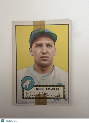 1952 Topps Dick Fowler #210 Low Grade