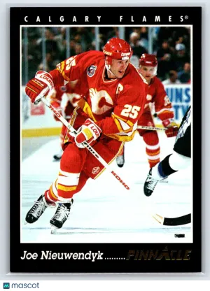 1993 Pinnacle Joe Nieuwendyk #198 Calgary Flames
