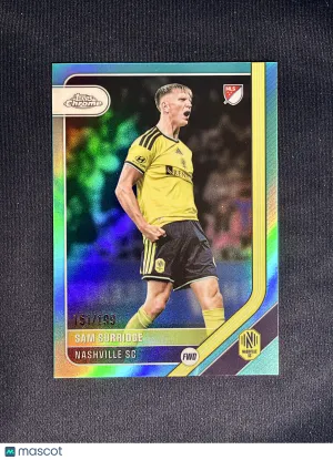 2026 Topps Chrome MLS Sam Surridge #59 Aqua Refractor /199