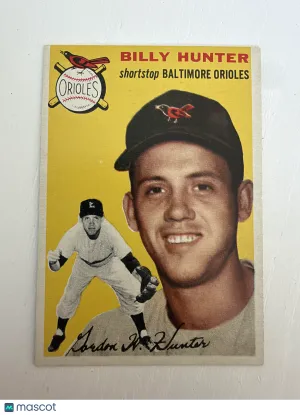 1954 Topps Billy Hunter #48 Nicely Centered EX+