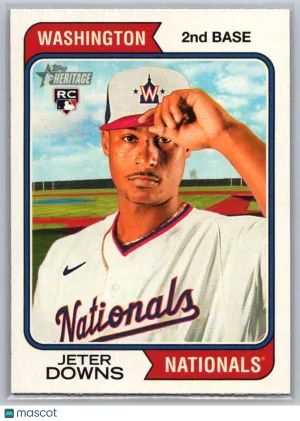 2023 Topps Heritage 84 Jeter Downs RC Washington Nationals