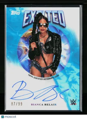 2025 Topps Exalted WWE Bianca Belair #EXA-BIA 87/99 Auto