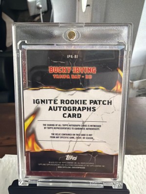 2024 Topps Resurgence #IPA-BI Bucky Irving Ignite RPA Blue Surge #/99 back