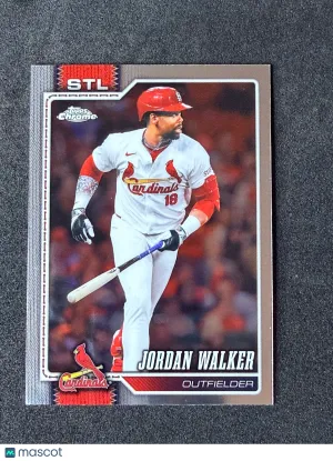 2026 Topps Chrome 221 Jordan Walker St. Louis Cardinals