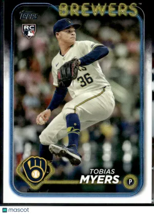 2024 Topps Update Series Tobias Myers #US299 Royal Blue RC