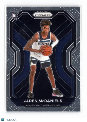 2020-21 Panini Prizm Jaden McDaniels #277 RC