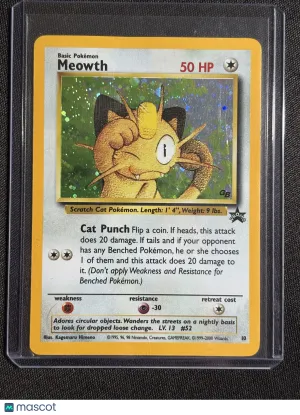 Meowth Holo Black Star Promo #10