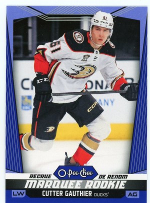 2024-25 O-Pee-Chee Cutter Gauthier Marquee Rookie Blue