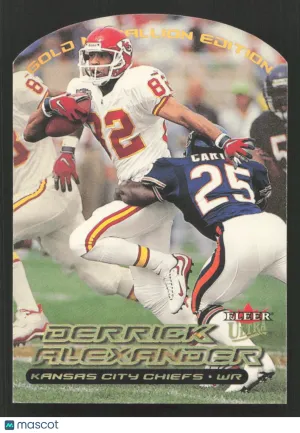 2000 Ultra Derrick Alexander #2G Gold Medallion