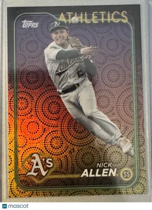 2024 Topps Series Two Nick Allen #599 Yellow Crackle Foil