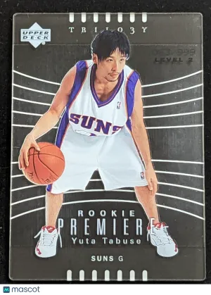 2005 Upper Deck Trilogy YUTA TABUSE #140 Acetate Rookie Insert