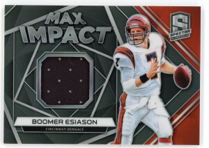 2019 Panini Spectra Boomer Esiason Max Impact Material 101/199 #MI-6