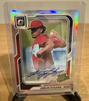 #144 Jarlin Susana 2026 Donruss - Rated Prospects Optic Signatures