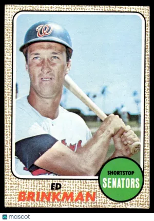 1968 Baseball Card Ed Brinkman #49