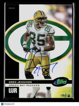 2006 Topps eTopps Greg Jennings #58 10/12 Auto