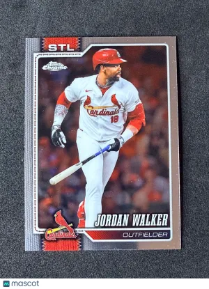2026 Topps Chrome 221 Jordan Walker St. Louis Cardinals