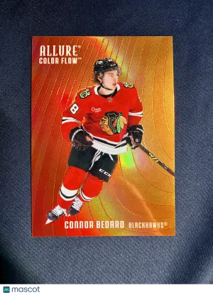2025-26 Upper Deck Allure Connor Bedard #CF-8 Color Flow Red-Orange