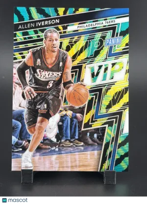 2025 Panini Prizm The National VIP Allen Iverson #18 Green Wave