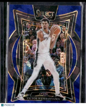 2025 Panini Select Victor Wembanyama #9 Blue Prizm