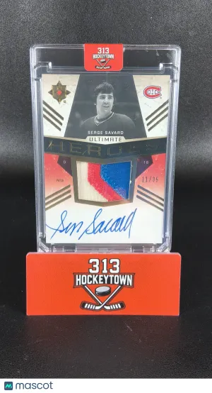 2025-26 Upper Deck Ultimate Collection Ultimate Heroes Serge Savard #UH-SS /35