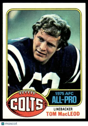 1976 Football Card Tom MacLeod #440