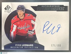 SP Authentic Ryan Leonard Horizontal #133 Washington Capitals
