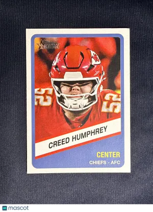 2026 Topps Heritage Creed Humphrey #APS-19 All-Pro Series