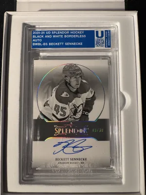 Beckett Sennecke Splendor Black And White Borderless Auto 3/30